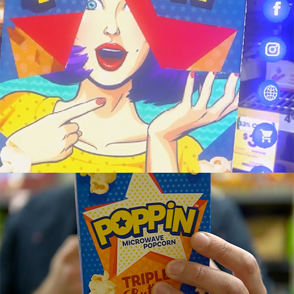 Augmented Reality Popcorn: A New Way to Enjoy Snacks